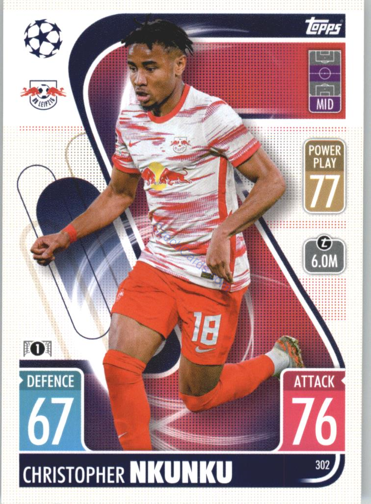 Christopher Nkunku Topps Match Attax 2021/22 #302