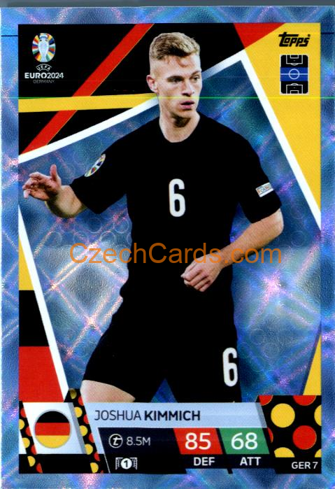 Joshua Kimmich 2024 EURO Match Attax crystal parallel #GER7