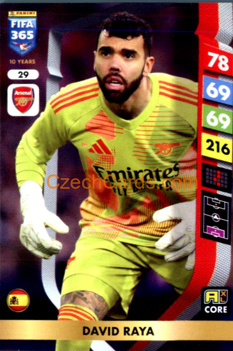 David Raya 2025 FIFA 365 Adrenalyn #29