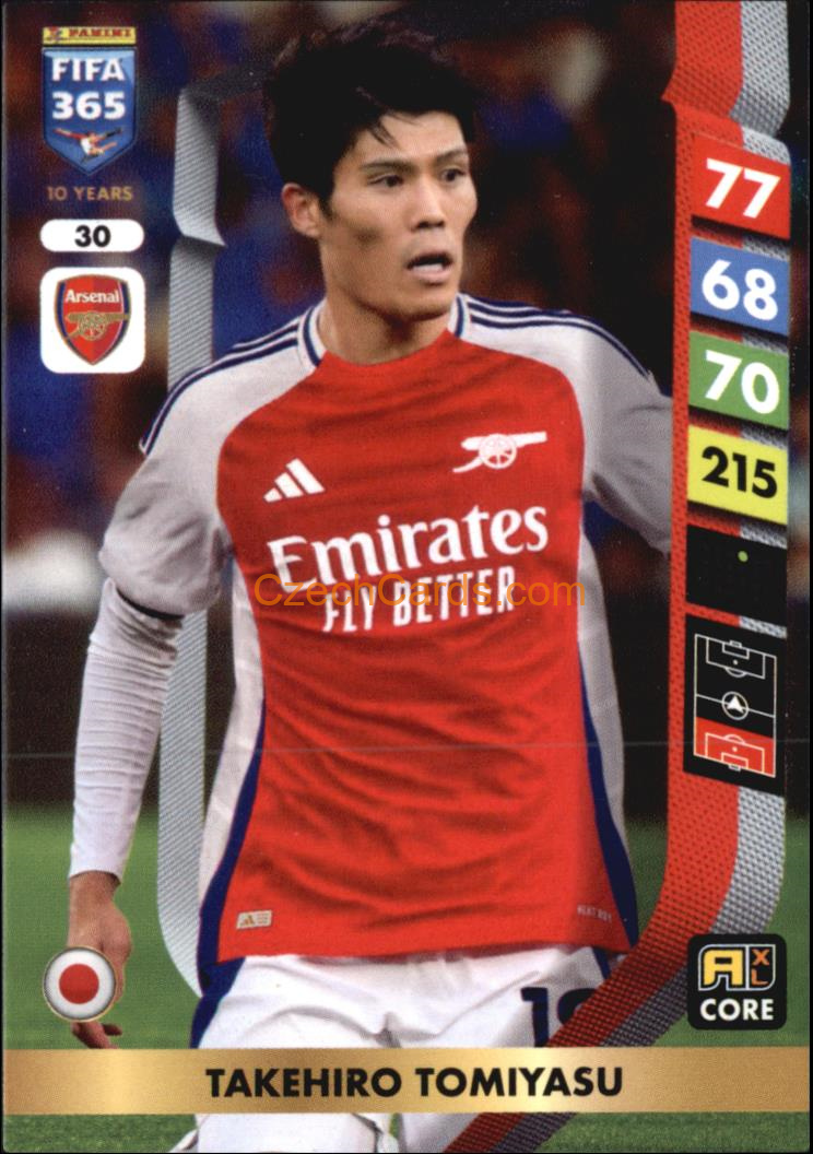 Takehiro Tomiyasu 2025 FIFA 365 Adrenalyn #30