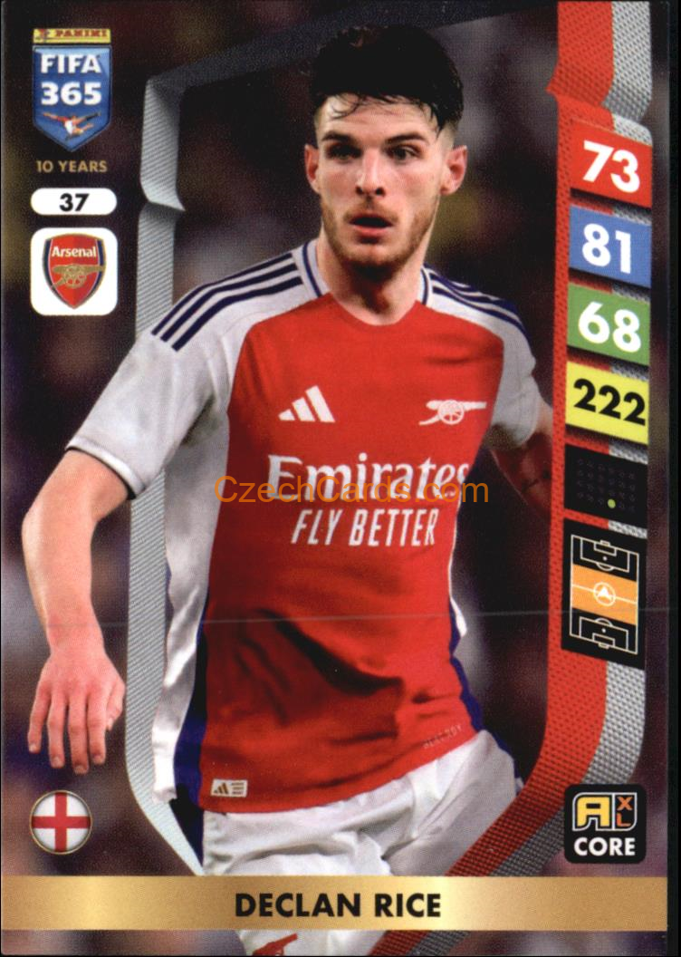 Declan Rice 2025 FIFA 365 Adrenalyn #37