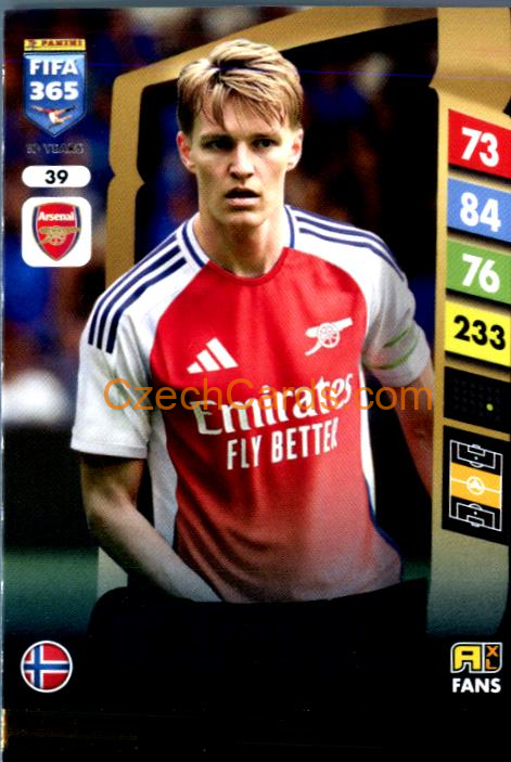 Martin Ødegaard 2025 FIFA 365 Adrenalyn #39