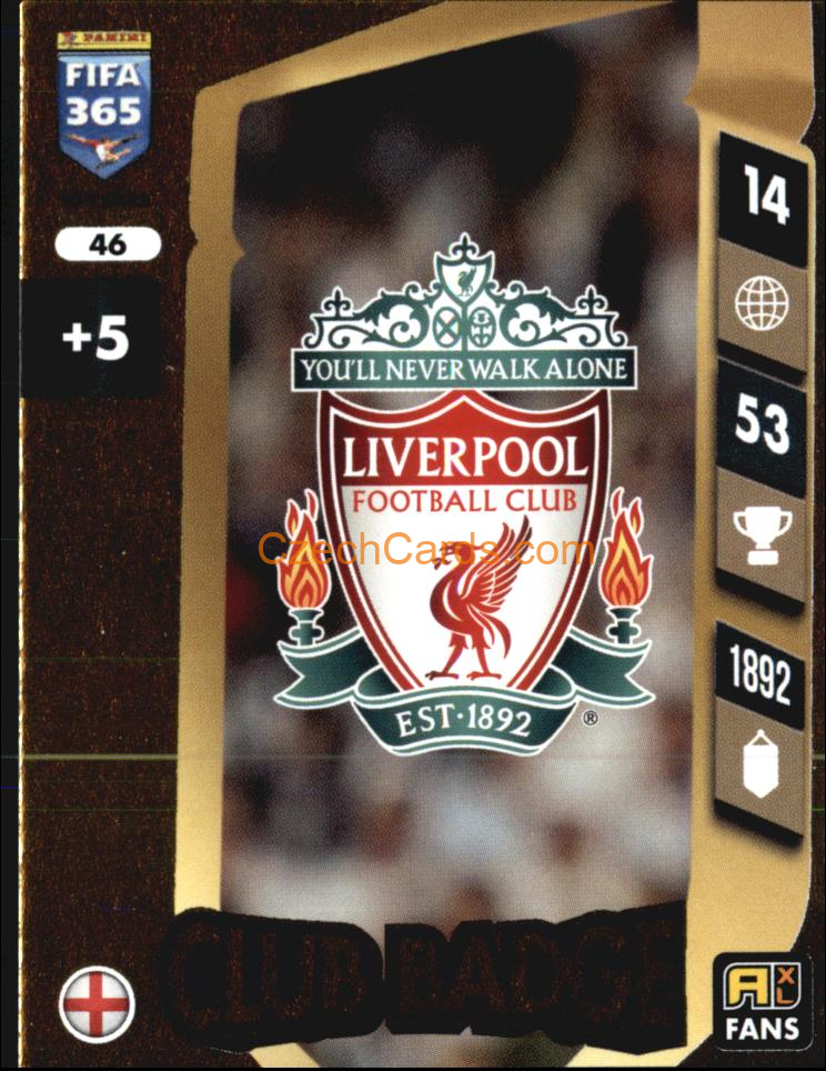 Club Badge Liverpool 2025 FIFA 365 Adrenalyn #46