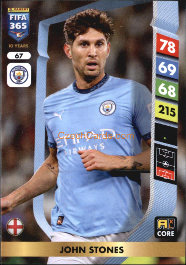 John Stones 2025 FIFA 365 Adrenalyn #67