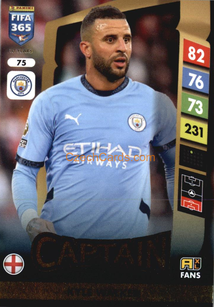 Kyle Walker 2025 FIFA 365 Adrenalyn Captain #75