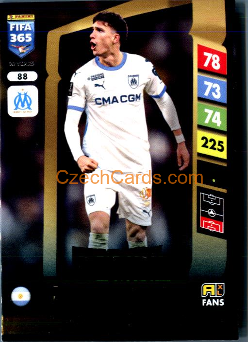 Leonardo Balerdi 2025 FIFA 365 Adrenalyn #88