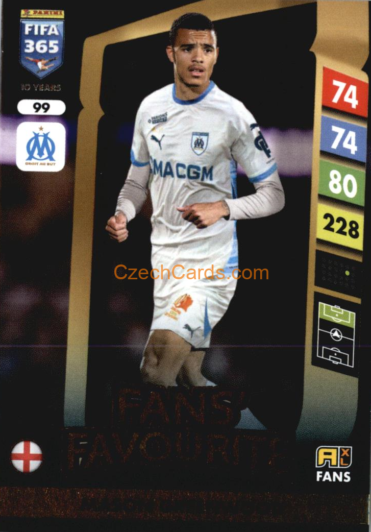 Mason Greenwood 2025 FIFA 365 Adrenalyn Fans #99