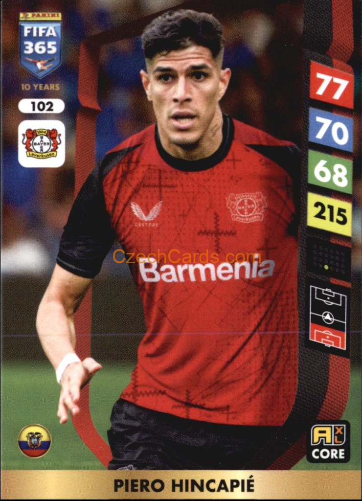 Piero Hincapié 2025 FIFA 365 Adrenalyn #102