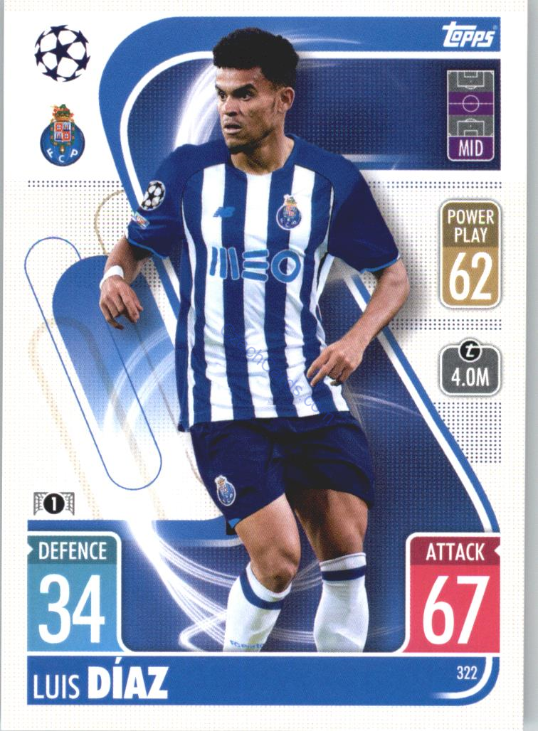Luis Diaz Topps Match Attax 2021/22 #322