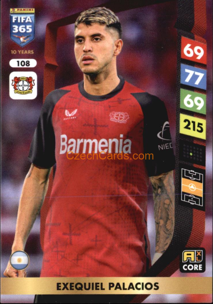 Exequiel Palacios 2025 FIFA 365 Adrenalyn #108