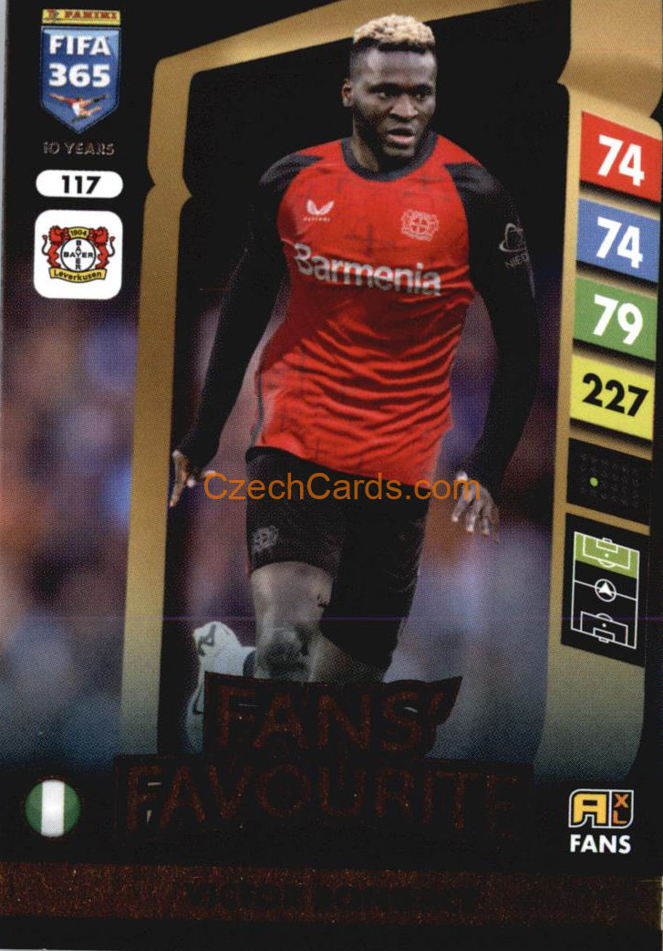 Victor Boniface 2025 FIFA 365 Adrenalyn Fans #117