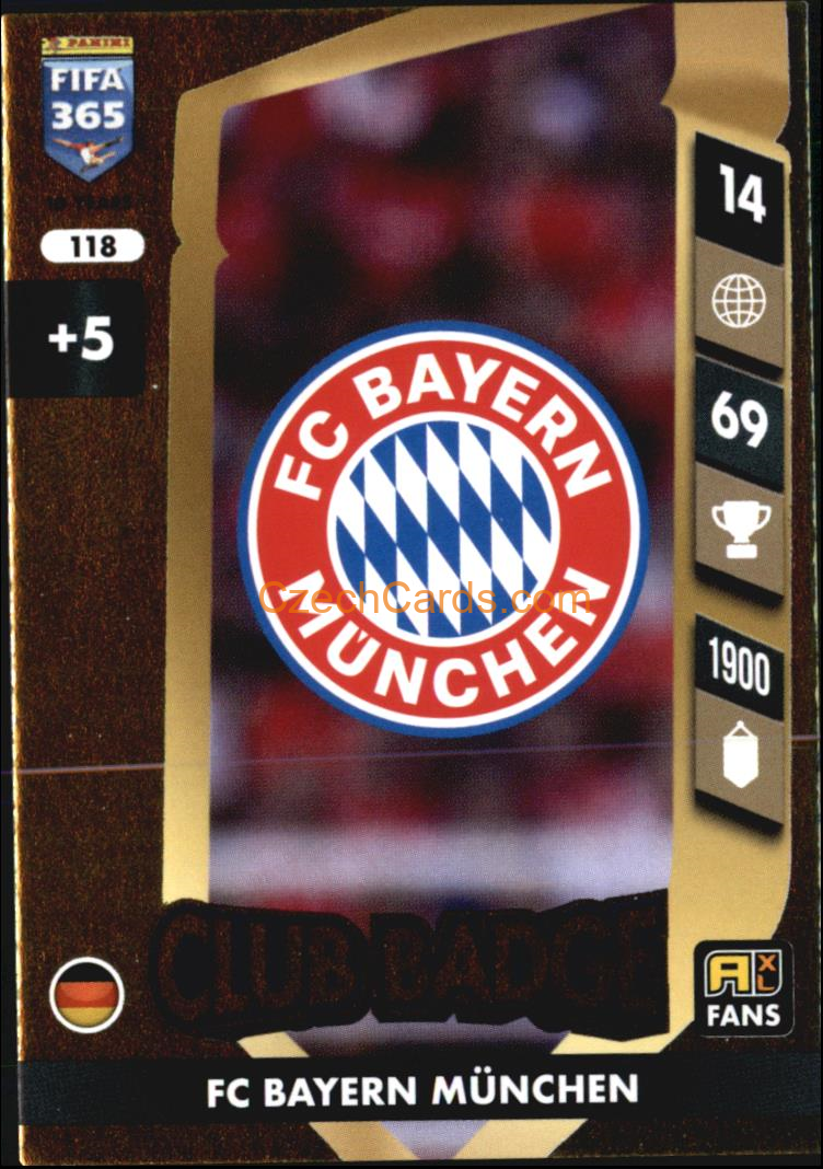 Club Badge Bayern München 2025 FIFA 365 Adrenalyn #118
