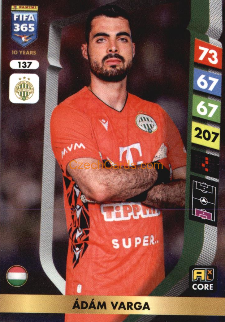 Ádám Varga 2025 FIFA 365 Adrenalyn #137