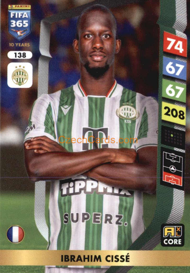 Ibrahim Cissé 2025 FIFA 365 Adrenalyn #138