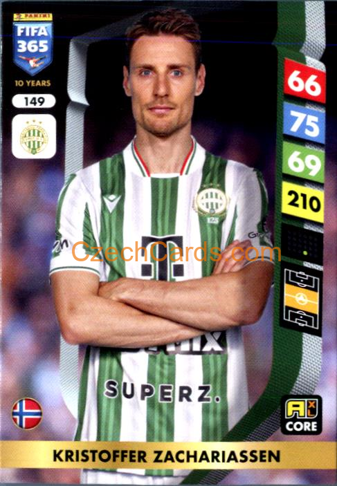 Kristoffer Zachariassen 2025 FIFA 365 Adrenalyn #149