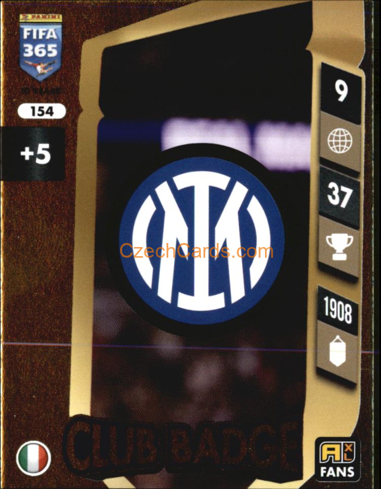 Club Badge Inter Milan 2025 FIFA 365 Adrenalyn #154