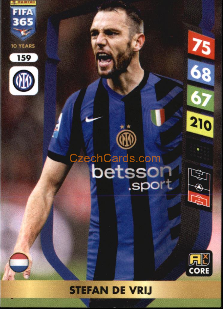 Stefan de Vrij 2025 FIFA 365 Adrenalyn #159