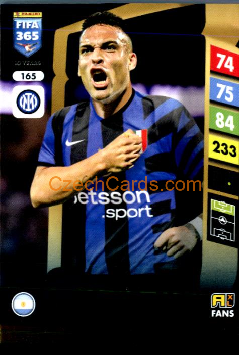 Lautaro Martínez 2025 FIFA 365 Adrenalyn Captain #165