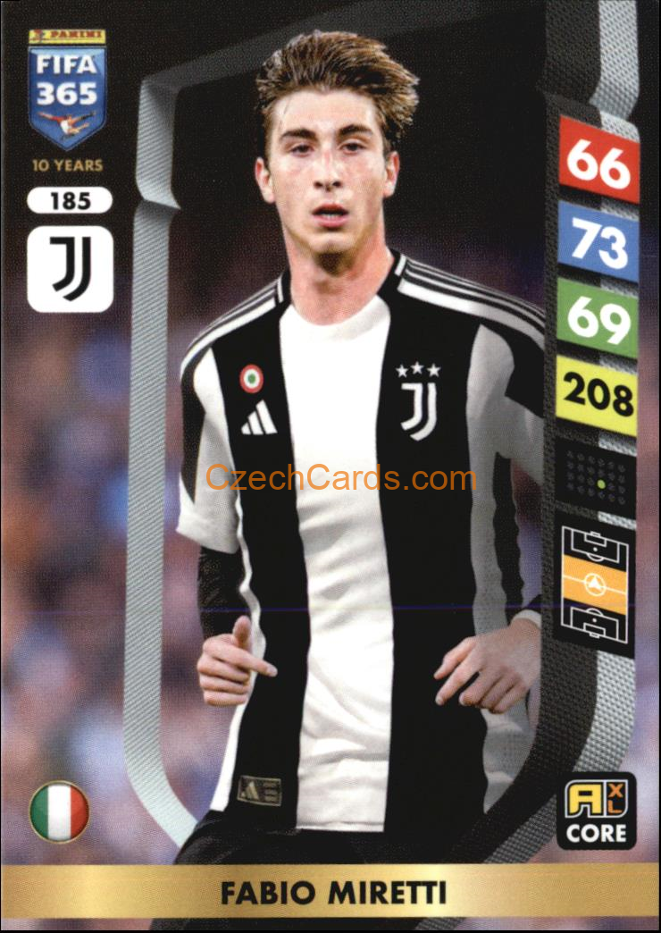 Fabio Miretti 2025 FIFA 365 Adrenalyn #185