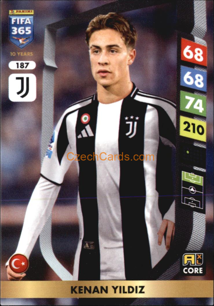 Kenan Yıldız 2025 FIFA 365 Adrenalyn #187