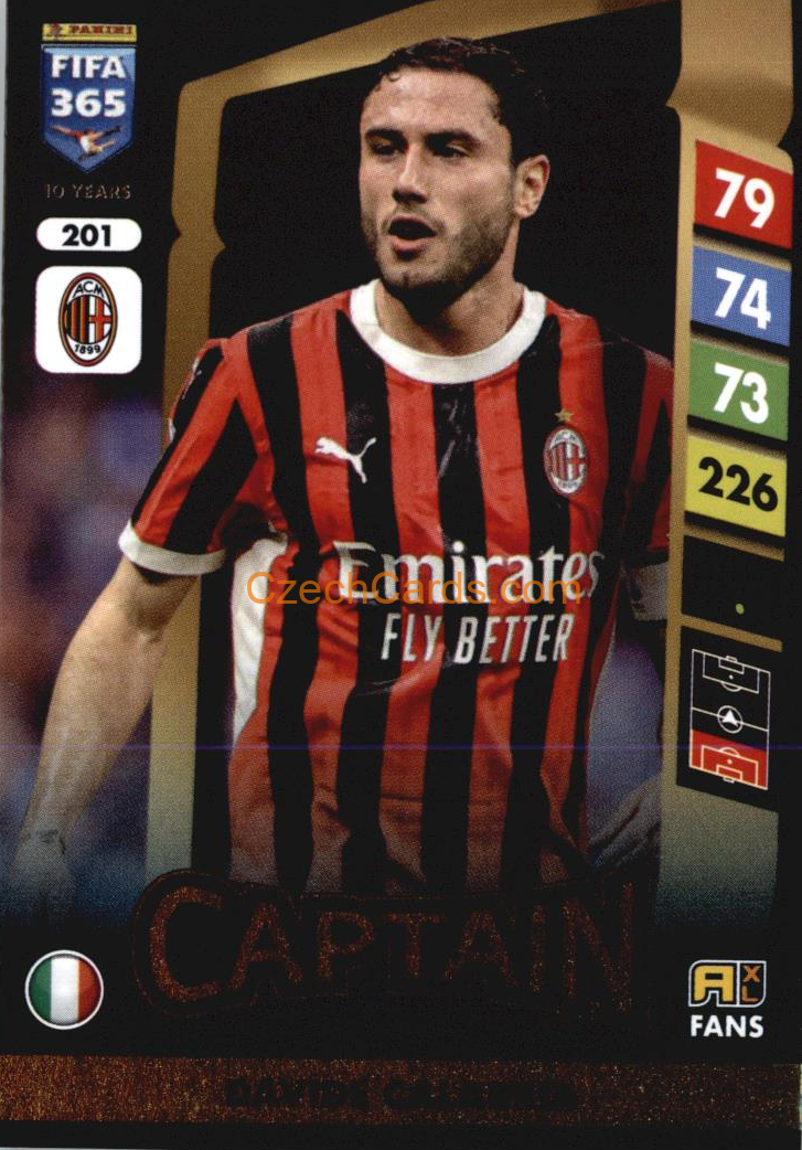 Davide Calabria 2025 FIFA 365 Adrenalyn Captain #201
