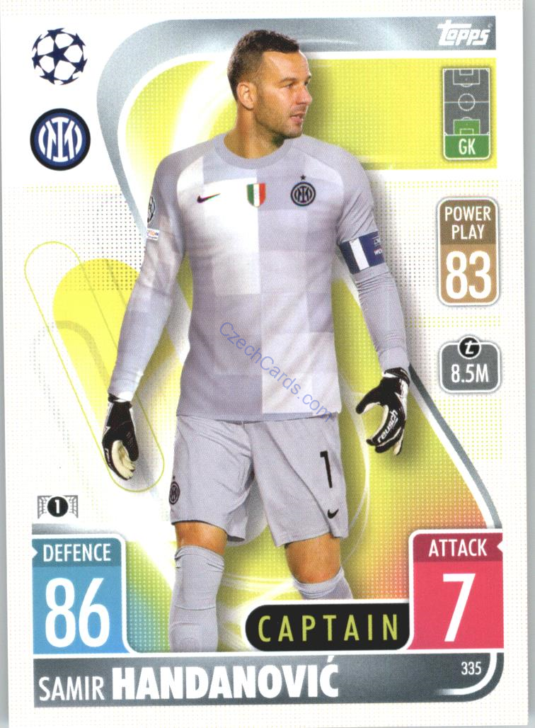 Samir Handanović Topps Match Attax 2021/22 #335