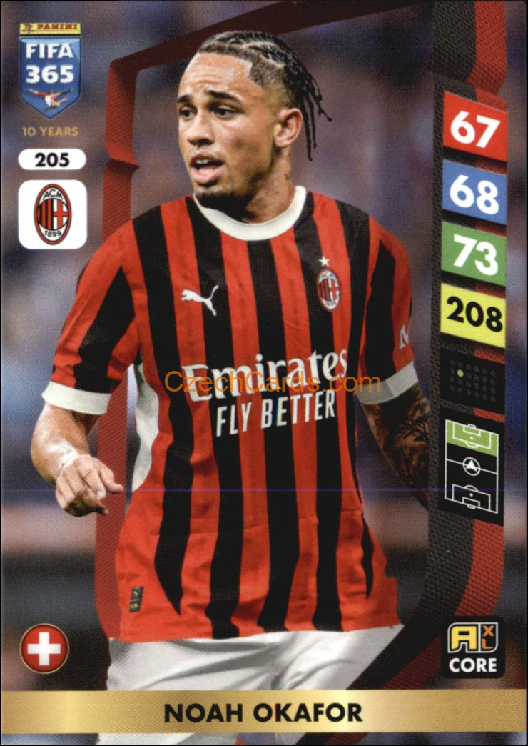 Noah Okafor 2025 FIFA 365 Adrenalyn #205