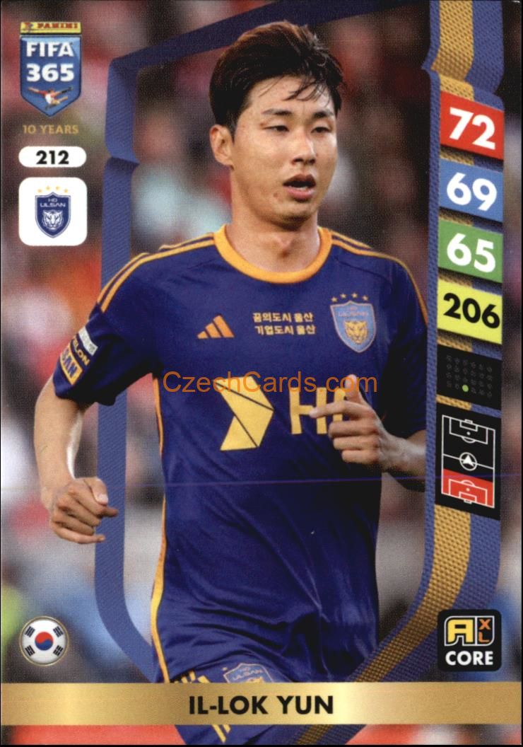Yun Il-lok 2025 FIFA 365 Adrenalyn #212