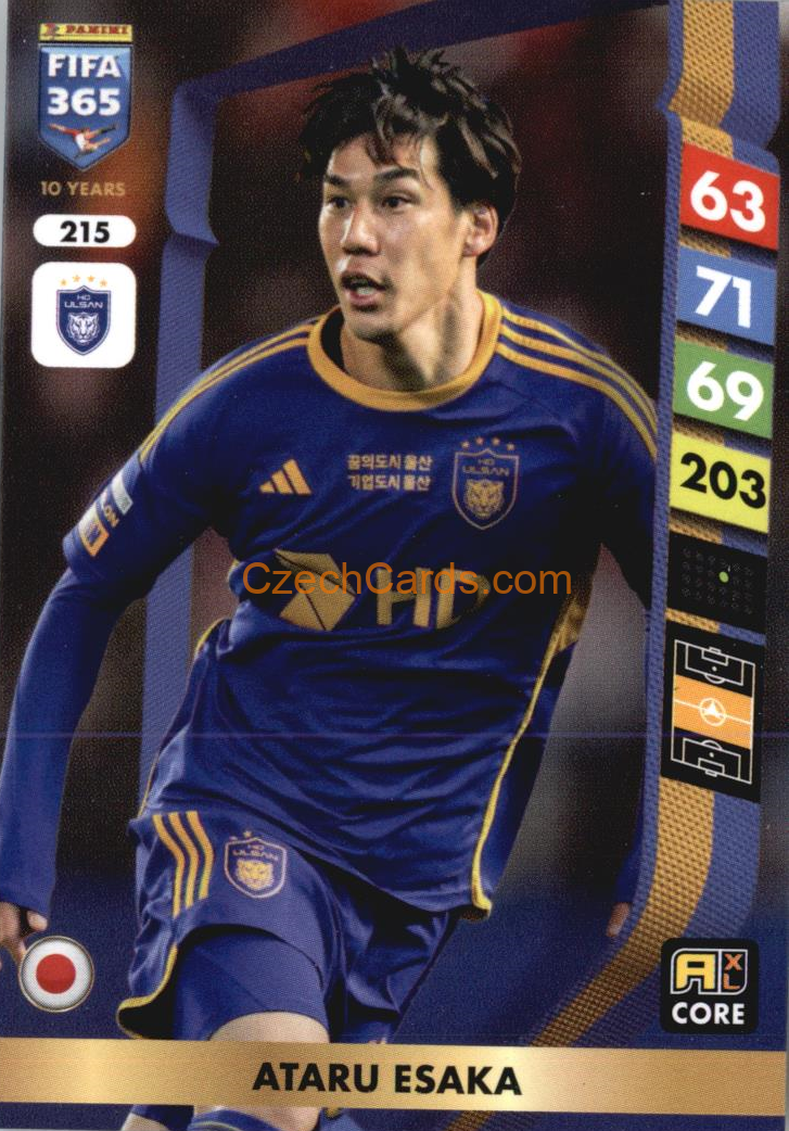 Ataru Esaka 2025 FIFA 365 Adrenalyn #215