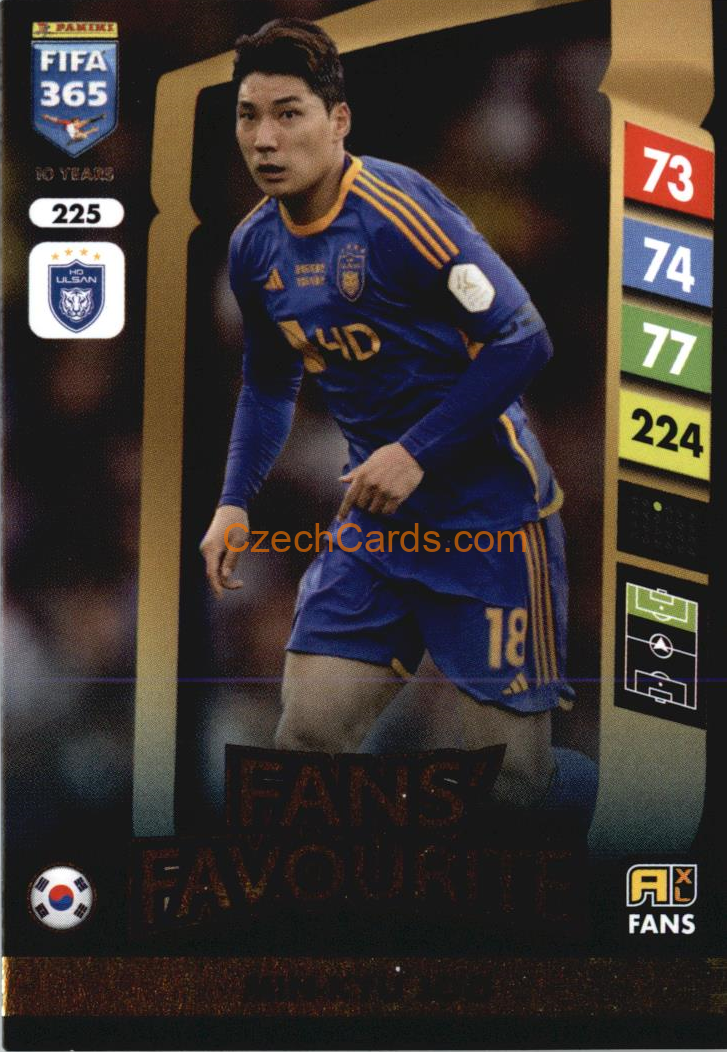 Joo Min-kyu 2025 FIFA 365 Adrenalyn Fans Adrenalyn #225