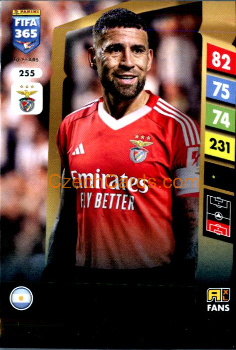 Nicolás Otamendi 2025 FIFA 365 Adrenalyn Captain #255