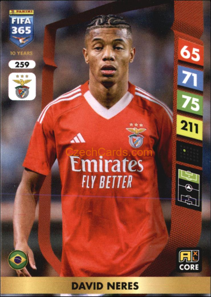 David Neres 2025 FIFA 365 Adrenalyn #259