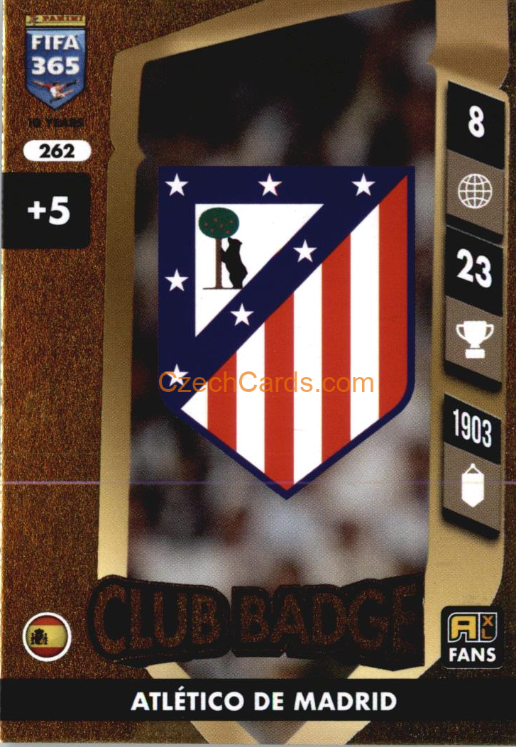 Club Badge Atlético de Madrid 2025 FIFA 365 Adrenalyn #262