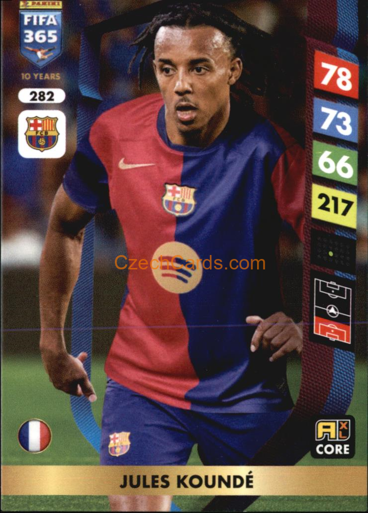 Jules Koundé 2025 FIFA 365 Adrenalyn #282
