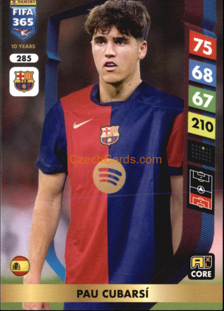 Pau Cubarsí 2025 FIFA 365 Adrenalyn #285