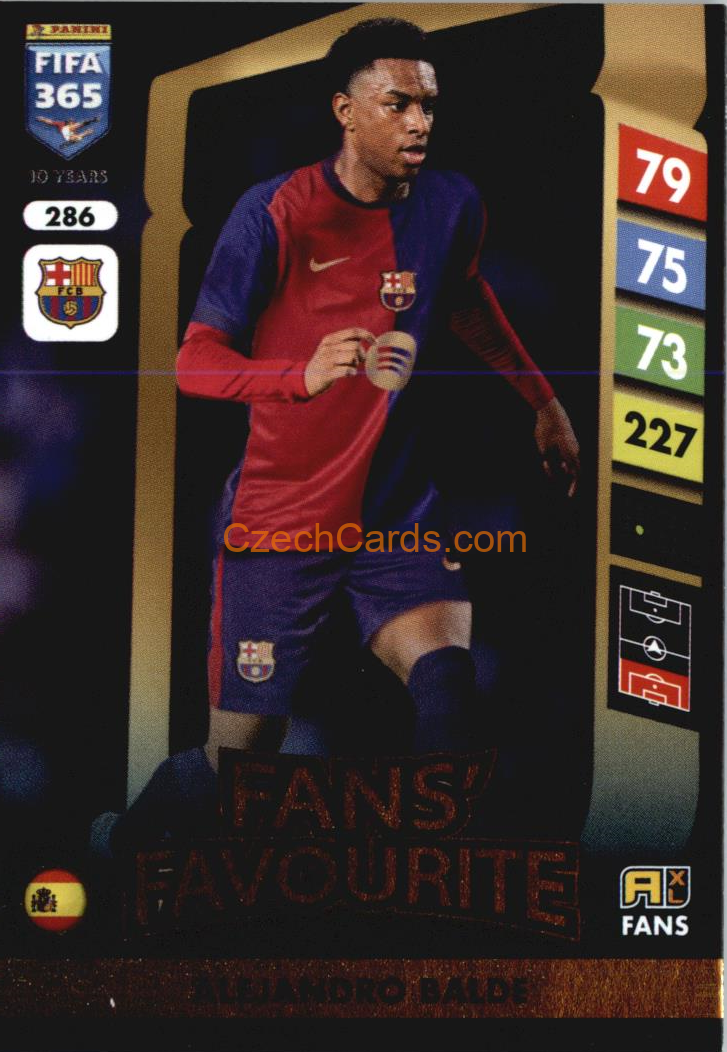 Alejandro Balde 2025 FIFA 365 Adrenalyn #286