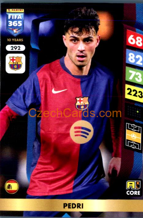 Pedri 2025 FIFA 365 Adrenalyn Captain #292