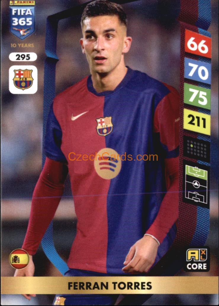 Ferran Torres 2025 FIFA 365 Adrenalyn #295
