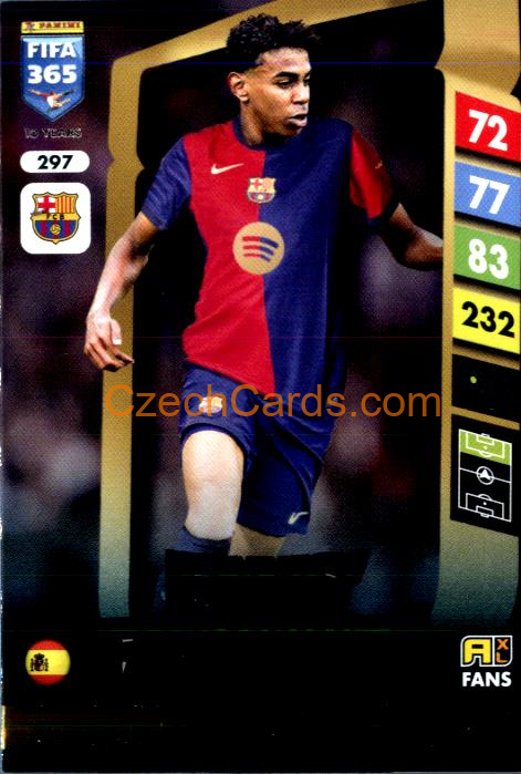 Lamine Yamal 2025 FIFA 365 Adrenalyn Fans #297