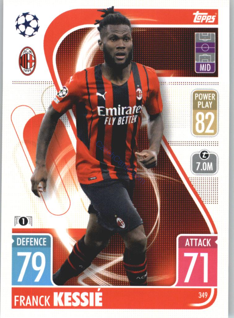 Franck Kessié Topps Match Attax 2021/22 #349