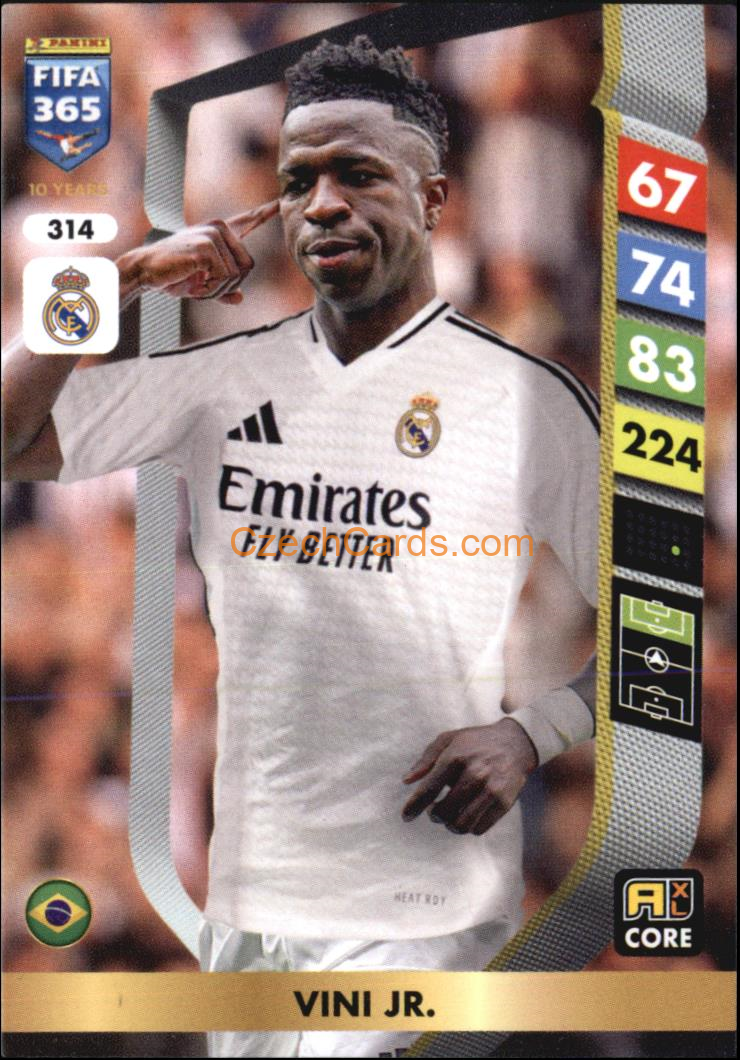 Vinícius Júnior 2025 FIFA 365 Adrenalyn #314