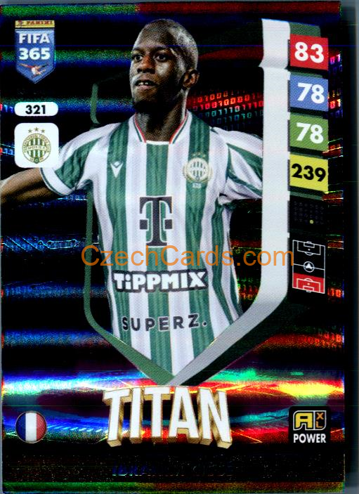 Ibrahim Cissé 2025 FIFA 365 Adrenalyn Titan #321