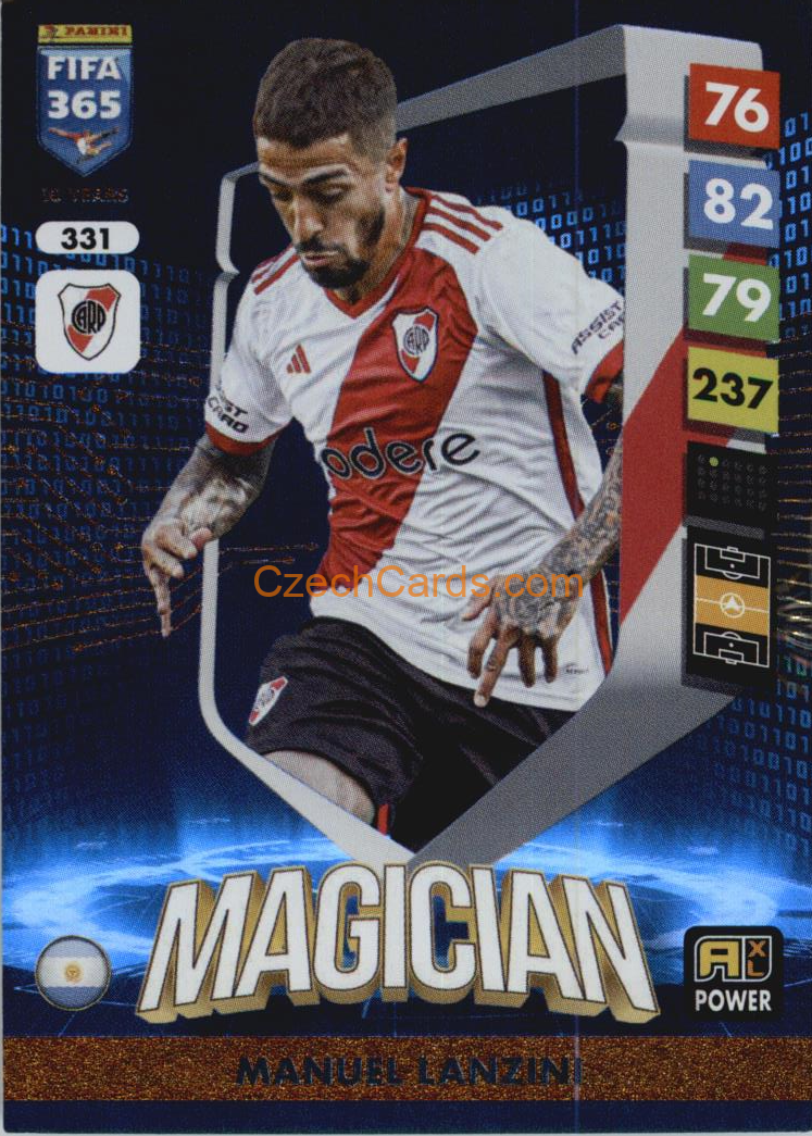 Manuel Lanzini 2025 FIFA 365 Adrenalyn Magician #331