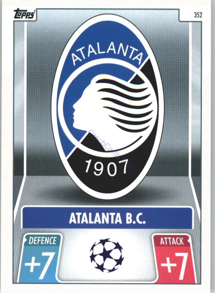 Atalanta BC Topps Match Attax 2021/22 Club Badge #352