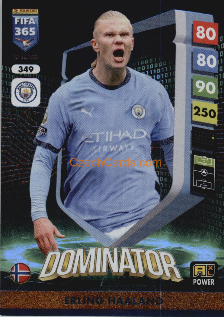 Erling Haaland 2025 FIFA 365 Adrenalyn Dominator #349