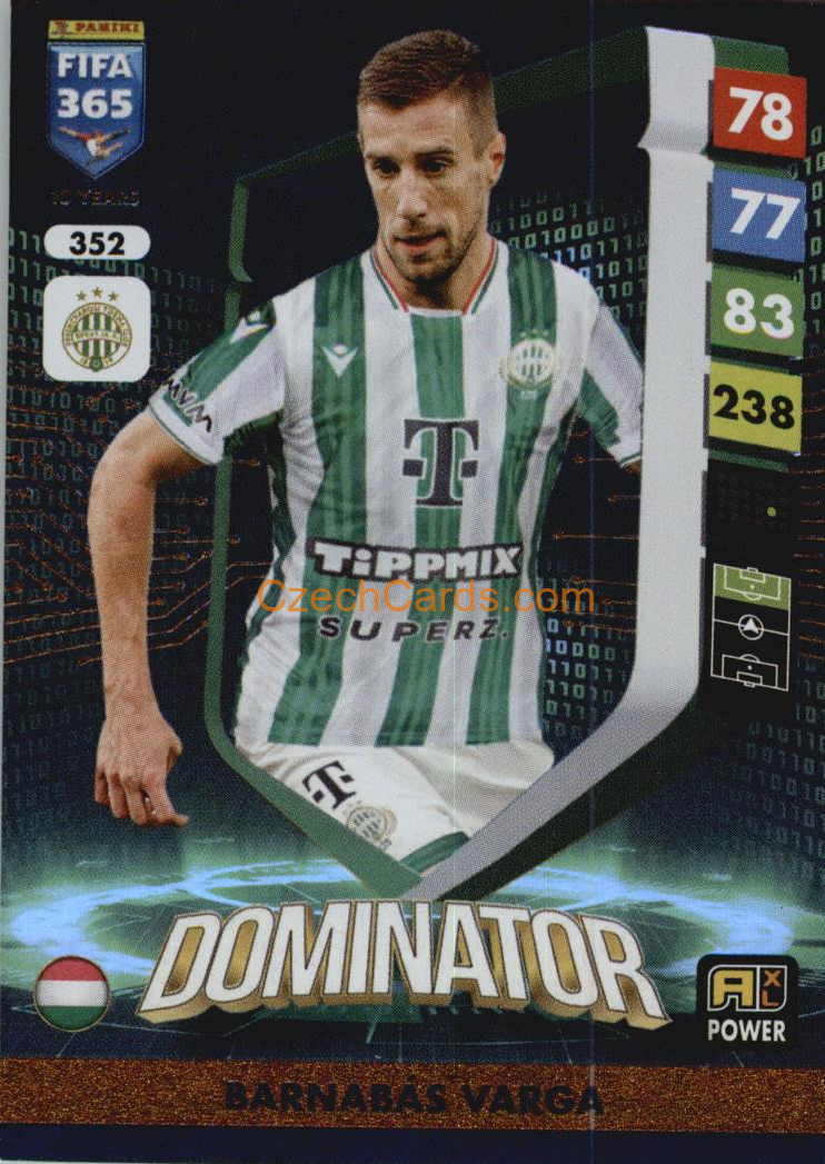 Barnabás Varga 2025 FIFA 365 Adrenalyn Dominator #352