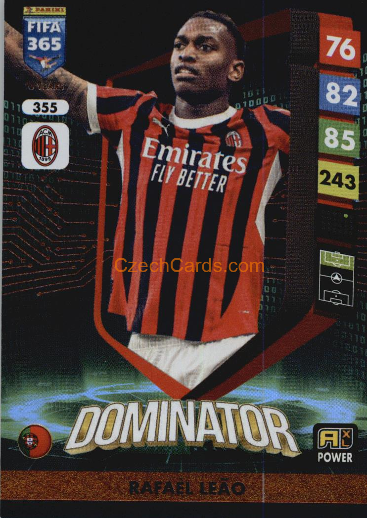 Rafael Leão 2025 FIFA 365 Adrenalyn Dominator #355