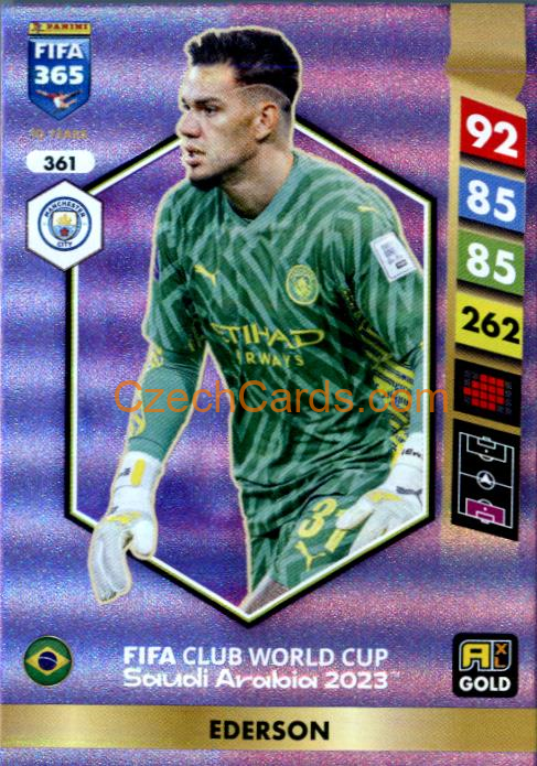 Ederson 2025 FIFA 365 Adrenalyn Gold #361