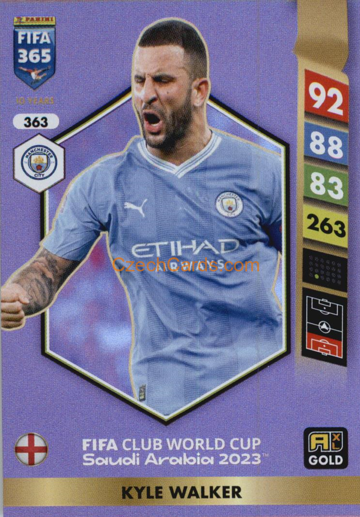 Kyle Walker 2025 FIFA 365 Adrenalyn Gold #363