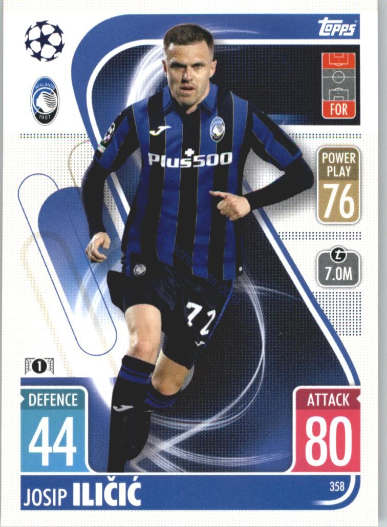 Josip Ilicic Topps Match Attax 2021/22 #358